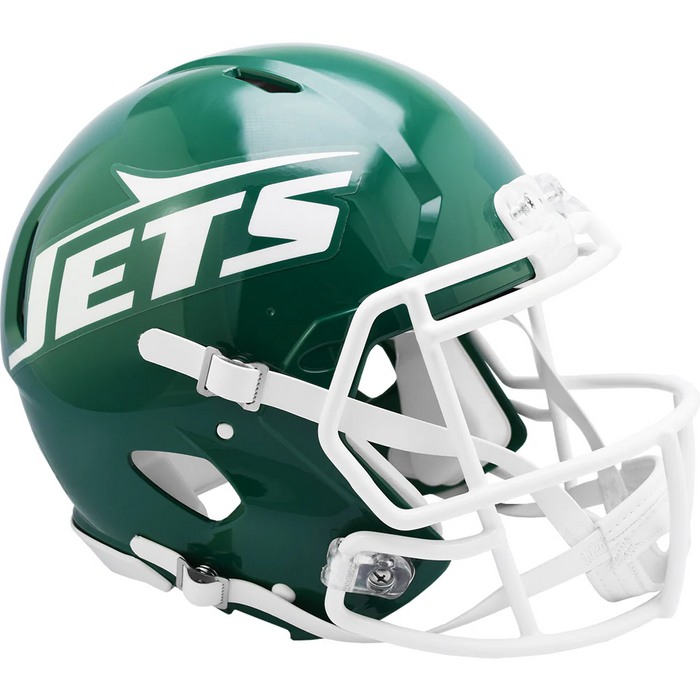 New York Jets Authentic Throwback Speed Helmet (1978-1989) - Game Day Treasures