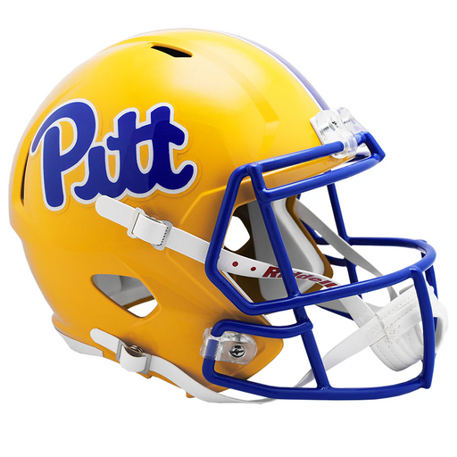 Pittsburgh Panthers Replica Riddell Speed Helmet - Gold - Game Day Treasures
