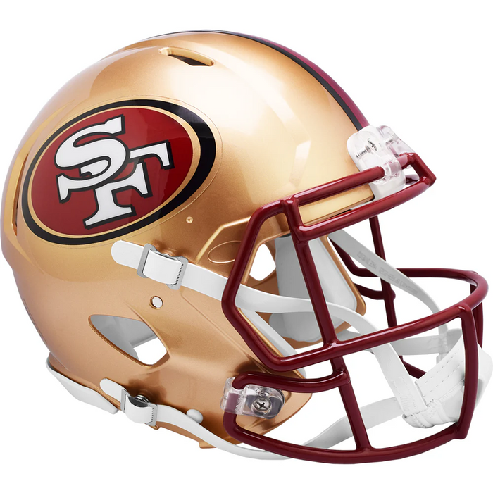 San Francisco 49ers Authentic Throwback Speed HHelmet (1996-2008) - Game Day Treasures
