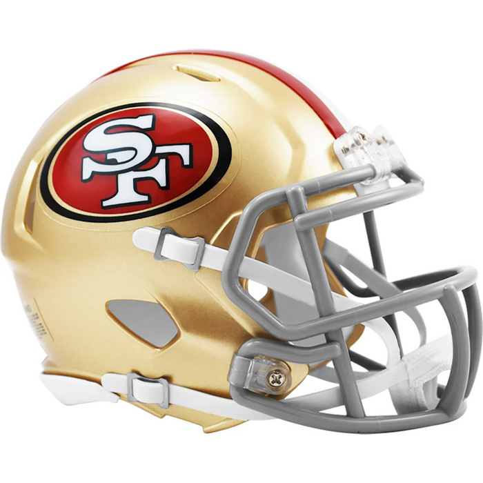 San Francisco 49ers Riddell Mini Speed Helmet - Game Day Treasures