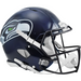 Seattle Seahawks Authentic Riddell Speed Helmet - Matte Navy - Game Day Treasures