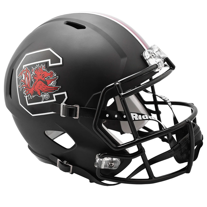 South Carolina Gamecocks Replica Speed Helmet - Matte Black - Game Day Treasures
