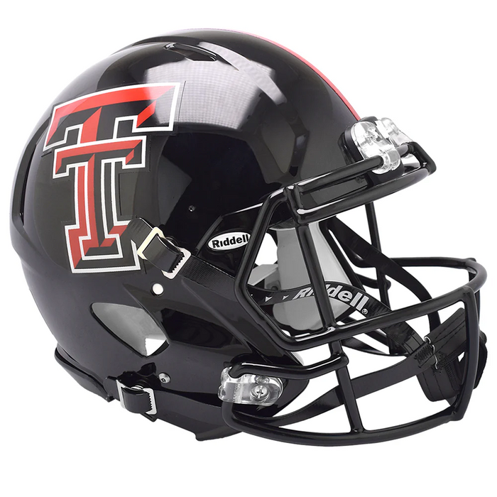 chrome raiders football helmet Texas Tech Red Raiders Authentic Speed Helmet