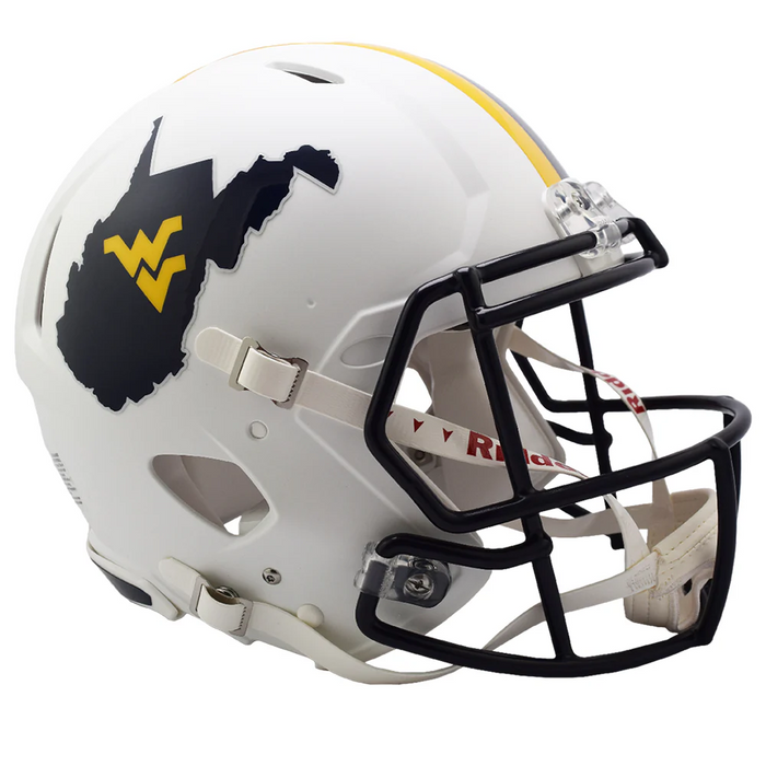 West Virginia Mountaineers Authentic Speed Helmet - Backyard Brawl - Game Day Treasures
