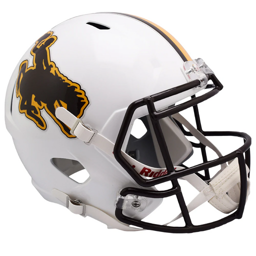 Wyoming Cowboys Replica Riddell Speed Helmet - Game Day Treasures