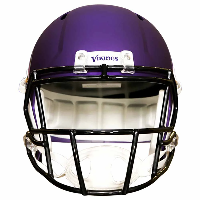 Minnesota Vikings Replica Riddell Speed Helmet - Satin Purple - Game Day Treasures
