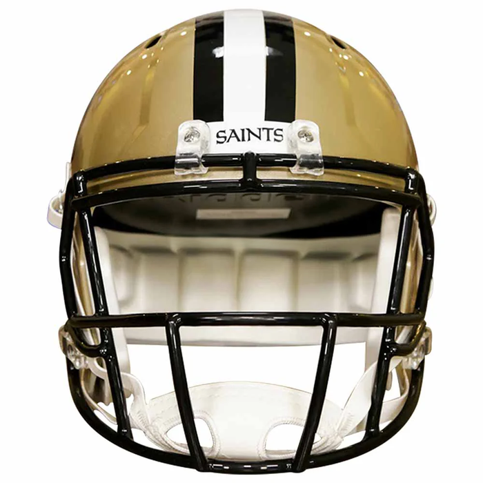 New Orleans Saints Replica Riddell Speed Helmet - Game Day Treasures