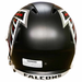 Atlanta Falcons Replica Riddell Speed Helmet - Satin Nickel Mask - Game Day Treasures