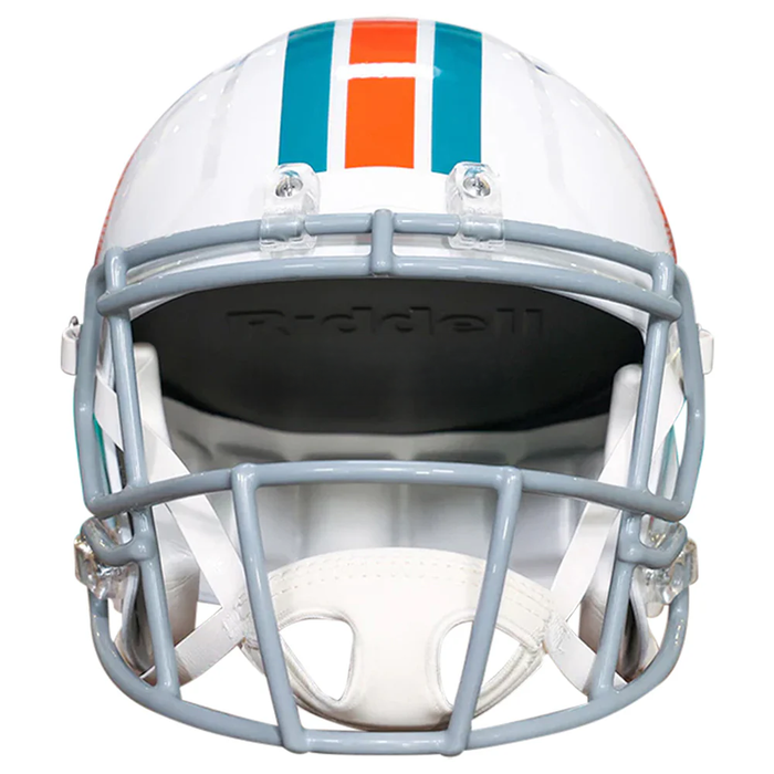Miami Dolphins Replica Throwback Speed Helmet (1972) - Game Day Treasures