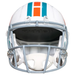 Miami Dolphins Replica Throwback Speed Helmet (1972) - Game Day Treasures