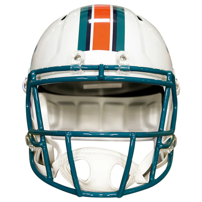 Miami Dolphins Replica Throwback Speed Helmet (1996-2012) - Game Day Treasures