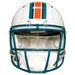 Miami Dolphins Replica Throwback Speed Helmet (1996-2012) - Game Day Treasures