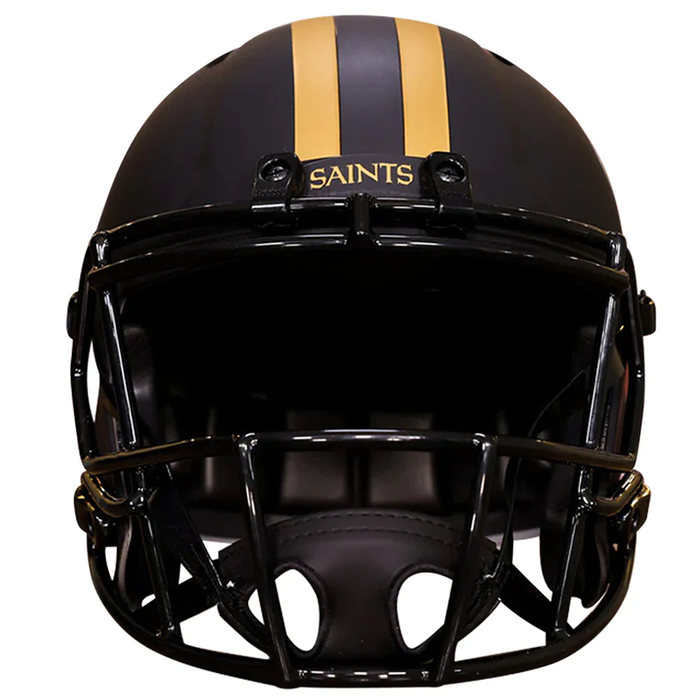 New Orleans Saints Replica Riddell Speed Helmet - ECIPSE - Game Day Treasures
