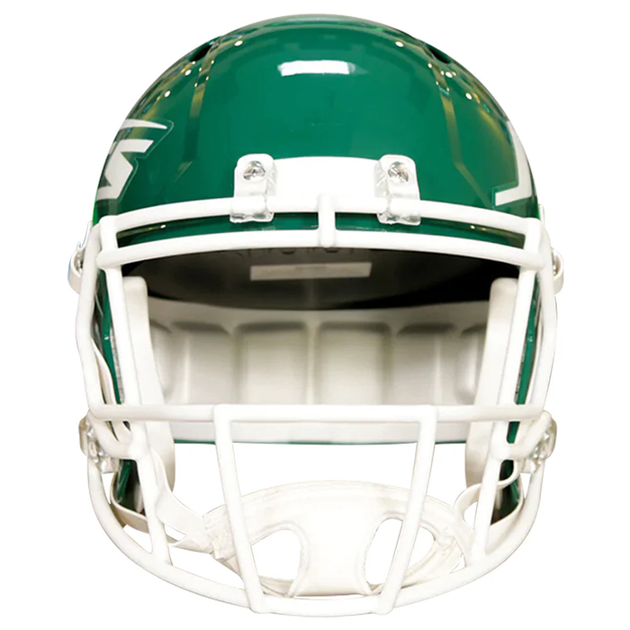 New York Jets Replica Throwback Speed Helmet (1978-1989) - Game Day Treasures