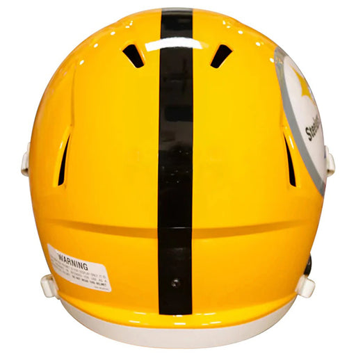 Pittsburgh Steelers Replica Throwback Speed Helmet - Gold - Game Day Treasures
