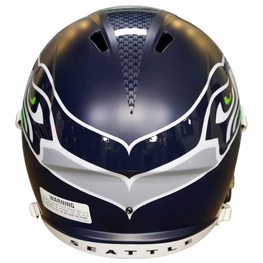 Seattle Seahawks Replica Riddell Speed Helmet - Matte Navy - Game Day Treasures