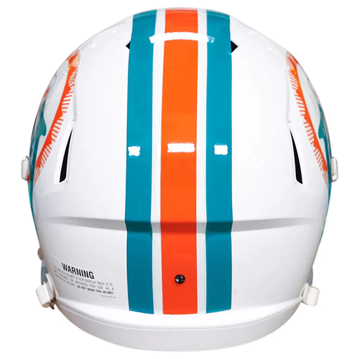 Miami Dolphins Replica Throwback Speed Helmet (1972) - Game Day Treasures