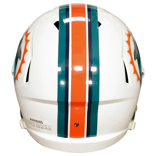 Miami Dolphins Replica Throwback Speed Helmet (1996-2012) - Game Day Treasures