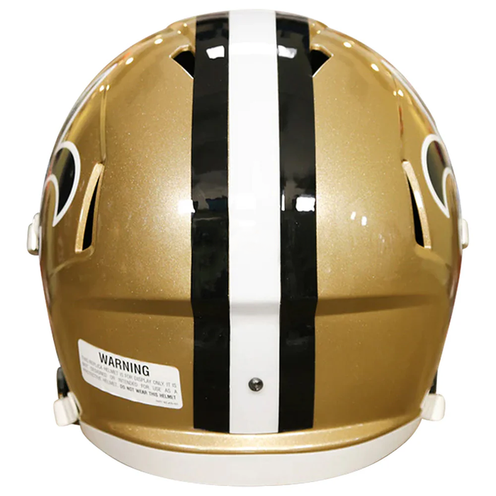New Orleans Saints Replica Throwback Speed Helmet (1976-1999) - Game Day Treasures
