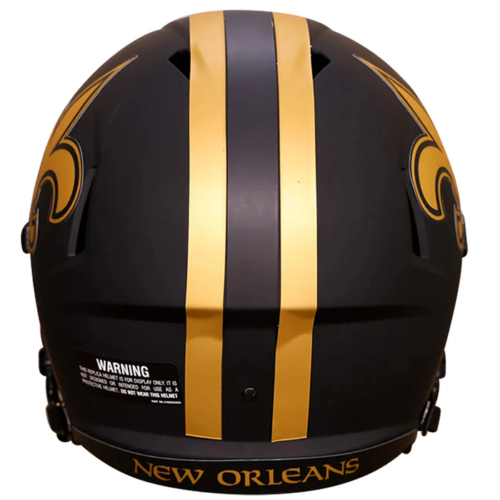 New Orleans Saints Replica Riddell Speed Helmet - ECIPSE - Game Day Treasures