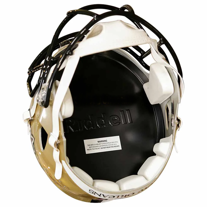 New Orleans Saints Replica Riddell Speed Helmet - Game Day Treasures