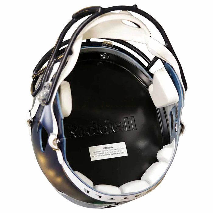 Seattle Seahawks Replica Riddell Speed Helmet - Matte Navy - Game Day Treasures