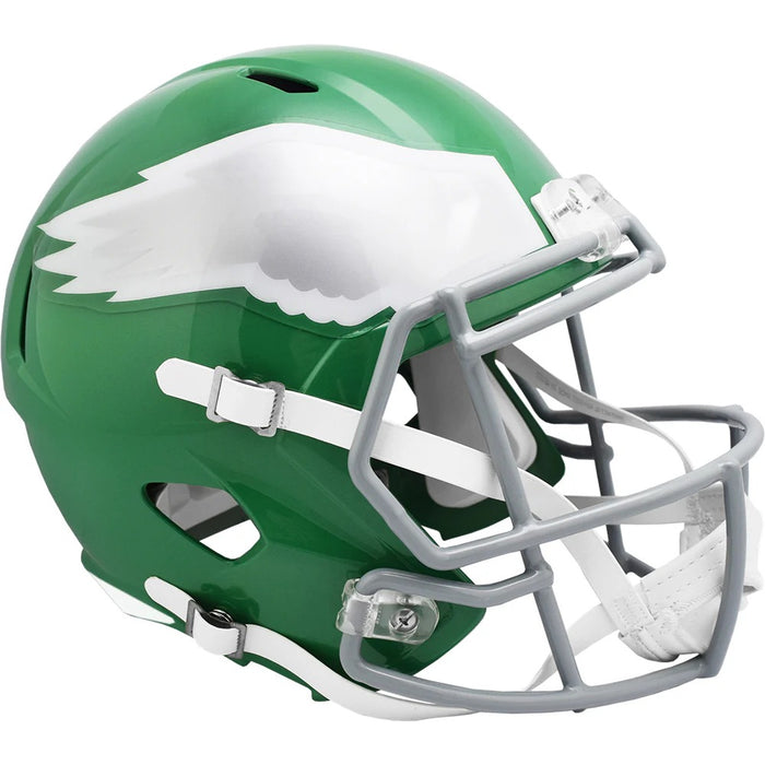 Philadelphia Eagles Replica Riddell Speed Helmet - 2023 Kelly Green - Game Day Treasures