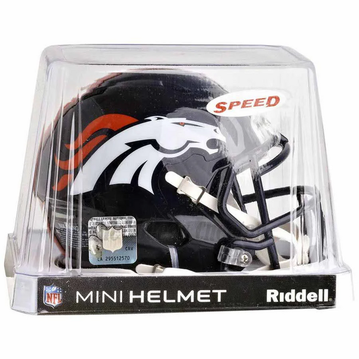 Denver Broncos Mini Throwback Speed Helmet - 1997 to 2023 - Game Day Treasures