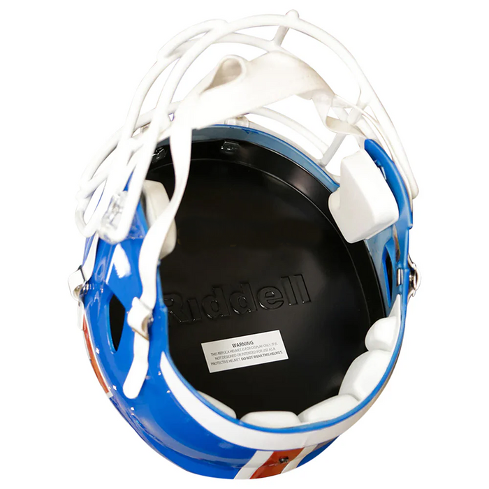 Denver Broncos Replica Throwback Speed Helmet (1975-1996) - Game Day Treasures