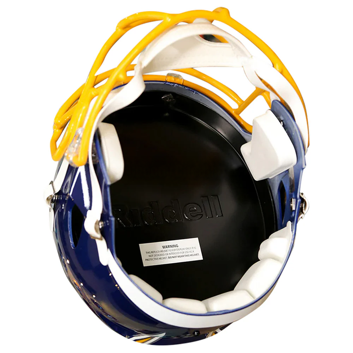 San Diego Chargers Replica Throwback Speed Helmet (1974-1987) - Game Day Treasures