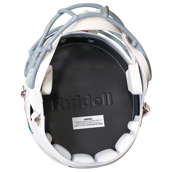 Miami Dolphins Replica Throwback Speed Helmet (1972) - Game Day Treasures