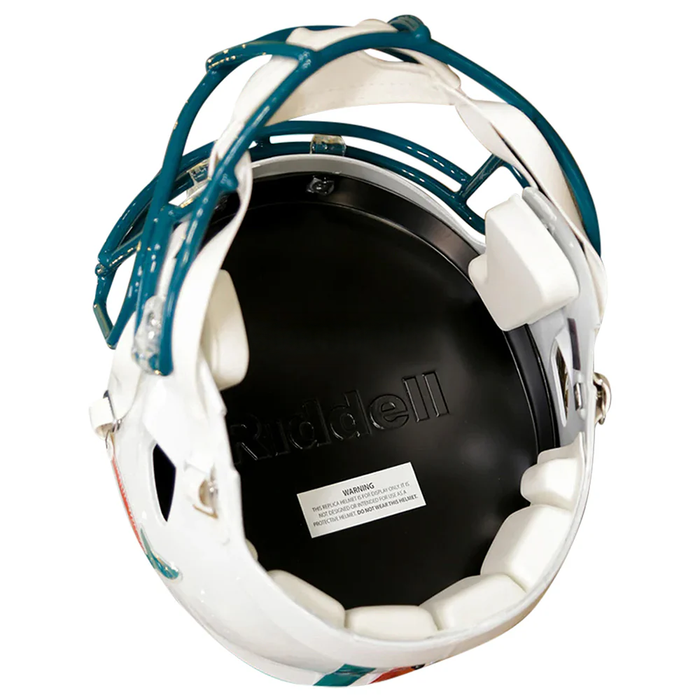 Miami Dolphins Replica Throwback Speed Helmet (1980-1996) - Game Day Treasures