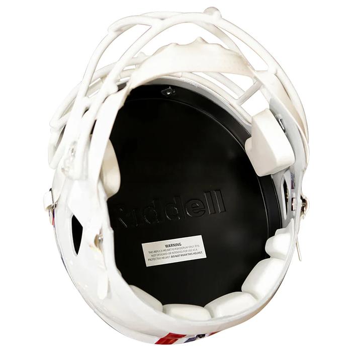 New England Patriots Replica Throwback Speed Helmet (1982-1989) - Game Day Treasures