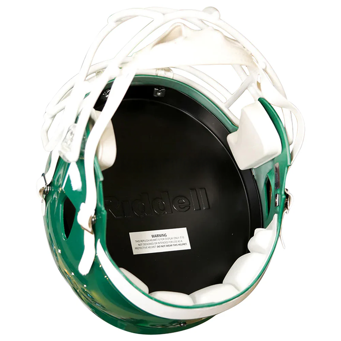 New York Jets Replica Throwback Speed Helmet (1978-1989) - Game Day Treasures