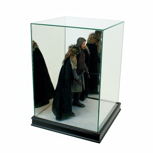 1/6 Scale Figurine Glass Display Case - Collectible Figures - Game Day Treasures