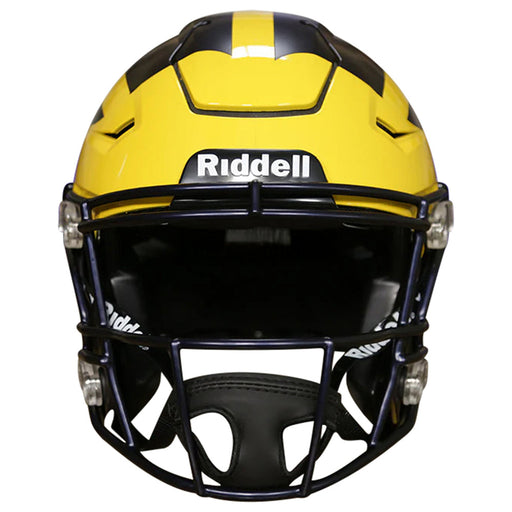 Michigan Wolverines Authentic SpeedFlex Helmet - Painted Wings - Game Day Treasures