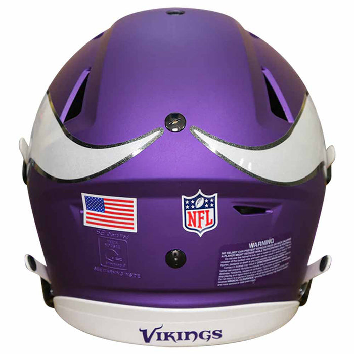 Minnesota Vikings Authentic SpeedFlex Helmet - Satin Purple - Game Day Treasures