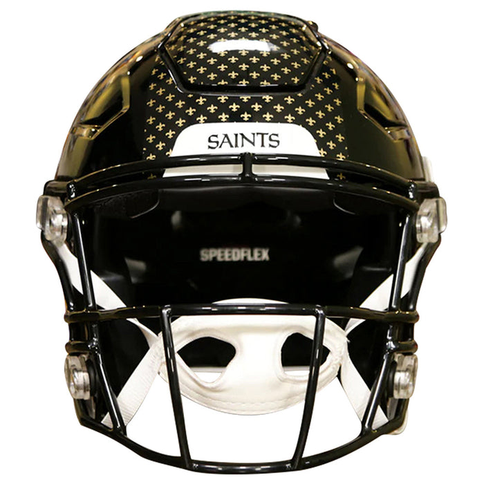 New Orleans Saints Authentic SpeedFlex Helmet - 2022 Alternate - Game Day Treasures