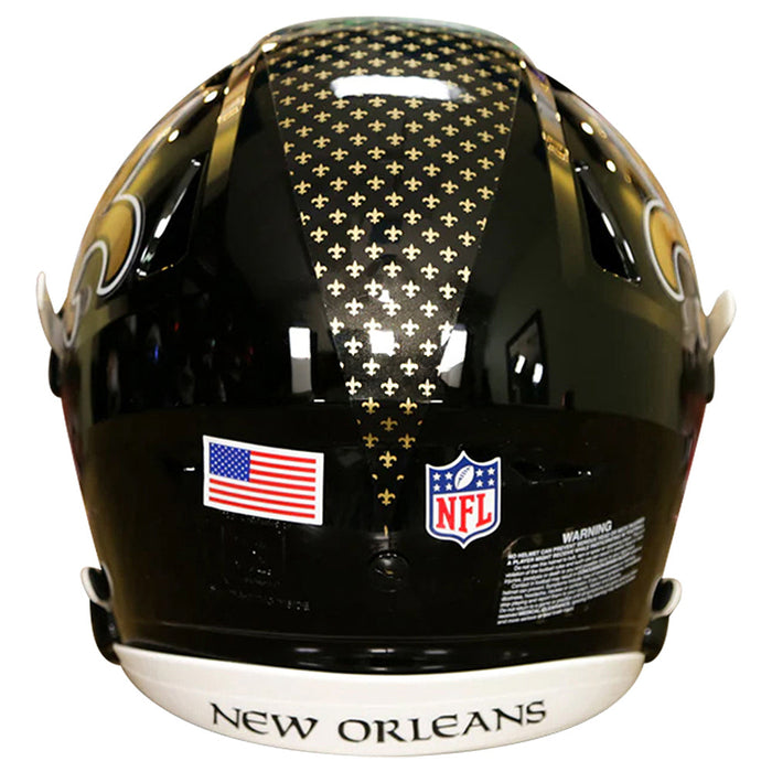 New Orleans Saints Authentic SpeedFlex Helmet - 2022 Alternate - Game Day Treasures