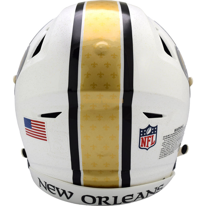 New Orleans Saints Authentic SpeedFlex Helmet - 2025 Alternate - Game Day Treasures