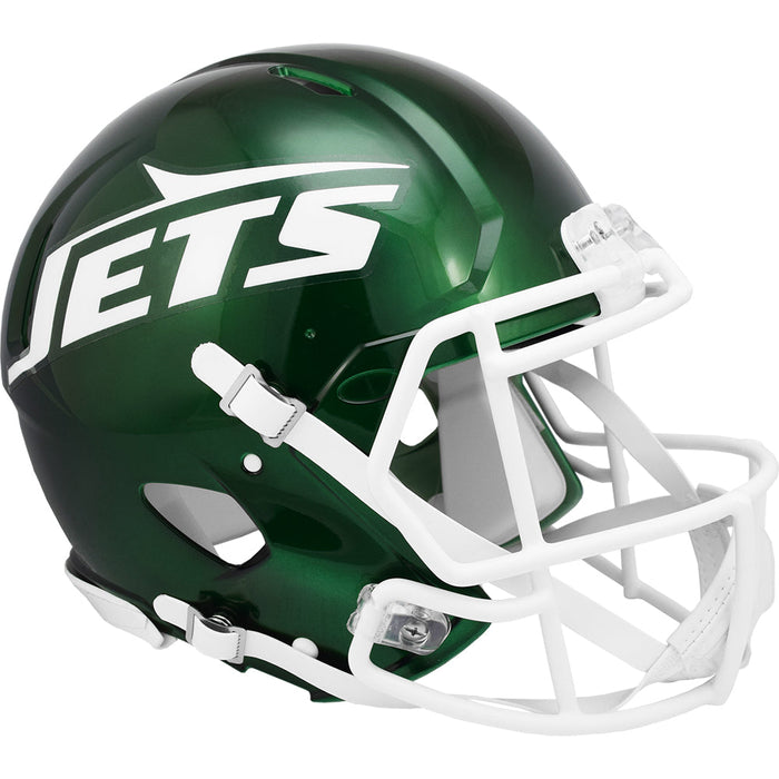 New York Jets Authentic Full Size Speed Throwback Helmet - Tribute