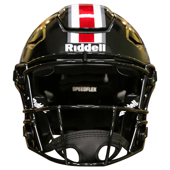 black speedflex football helmet Ohio State Buckeyes Helmet Riddell Authentic Full Size SpeedFlex Style Black