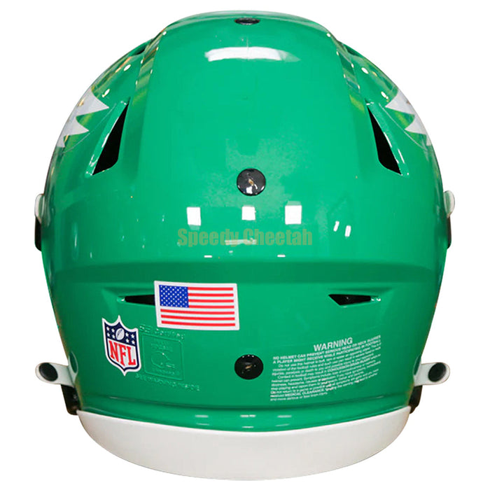 Philadelphia Eagles Authentic SpeedFlex Helmet - Kelly Green - Game Day Treasures