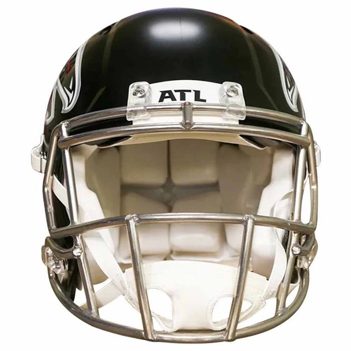 Atlanta Falcons Authentic Speed Helmet - Satin Nickel Mask - Game Day Treasures