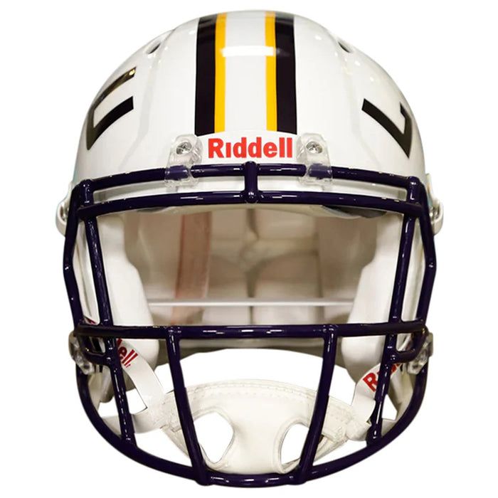 LSU Tigers Authentic Riddell Speed Helmet - White - Game Day Treasures