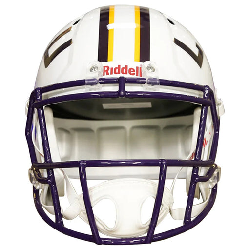 authentic lsu football helmet Justin Jefferson Autographed Tigers White Speed Mini Becket Game Day Legends Based on one of the most popular on Louisiana State University Helmets LSU