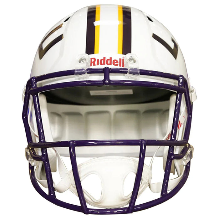 LSU Tigers Replica Riddell Speed Helmet - White - Game Day Treasures
