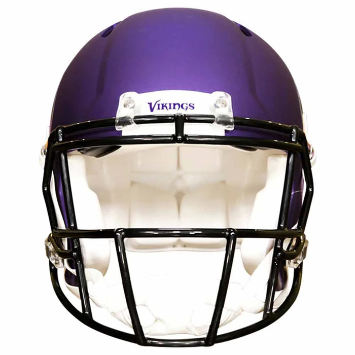 Minnesota Vikings Authentic Riddell Speed Helmet - Satin Purple - Game Day Treasures