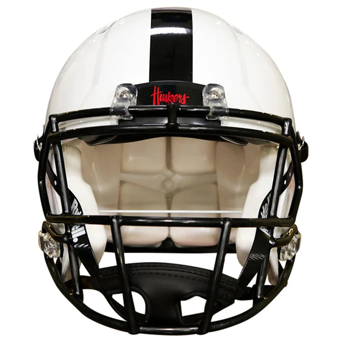 authentic nebraska football helmet Riddell NCAA Nebraska Cornhuskers 2019 Alternate Speed Full Size Authentic Helmet