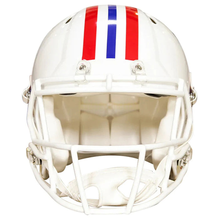 New England Patriots Authentic Throwback Speed Helmet (1982-1989) - Game Day Treasures